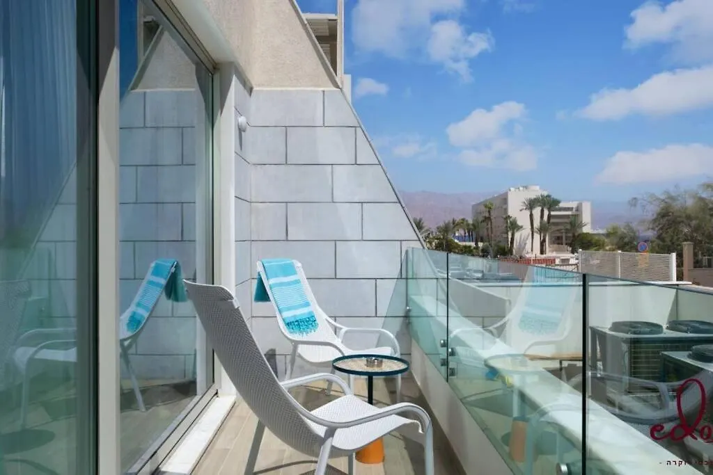 דירה יפהפייה עם מרפסת 100 מטר מהים - By Edom Apartment Eilat Israel